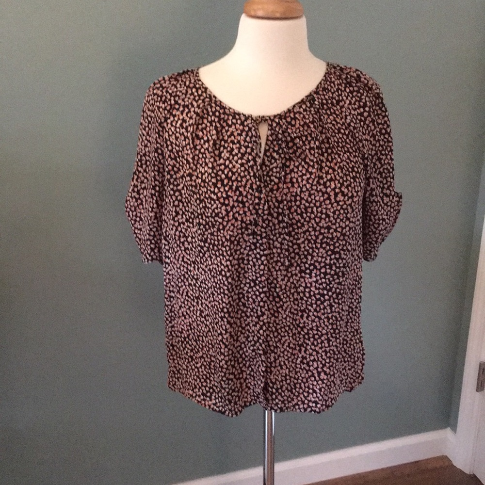 Ann Taylor Loft floral blouse